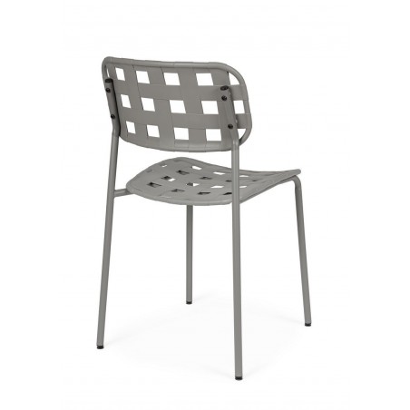 Bizzotto Krzesło Ogrodowe Clover Szare