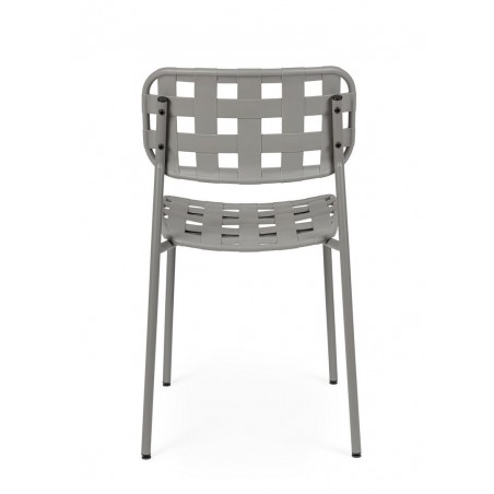 Bizzotto Krzesło Ogrodowe Clover Szare