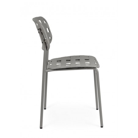 Bizzotto Krzesło Ogrodowe Clover Szare