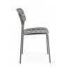 Bizzotto Krzesło Ogrodowe Clover Szare