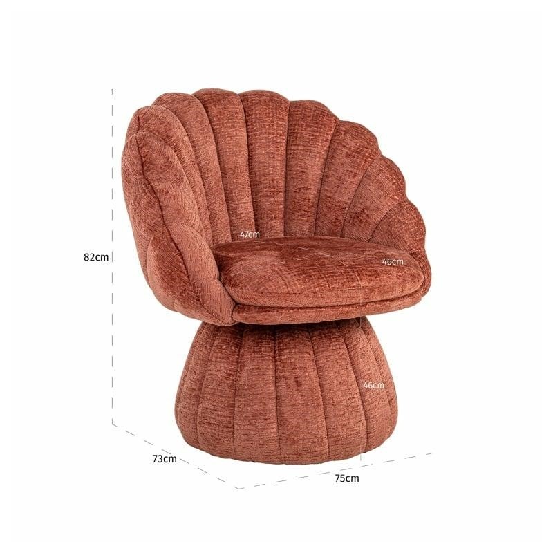 Richmond Krzesło Blossom Ciemny Róż