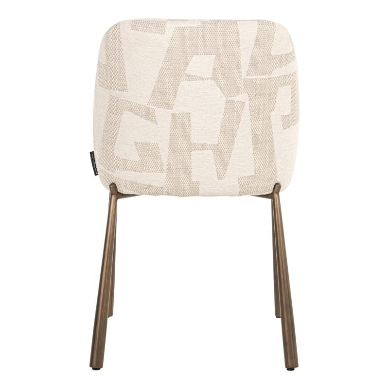 Richmond Zestaw Krzeseł Lana Jasny Beż    - 2 Sztuki