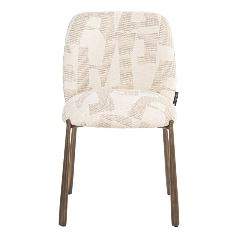 Richmond Zestaw Krzeseł Lana Jasny Beż    - 2 Sztuki