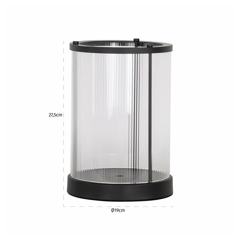 Richmond Świecznik Dayene S Czarny