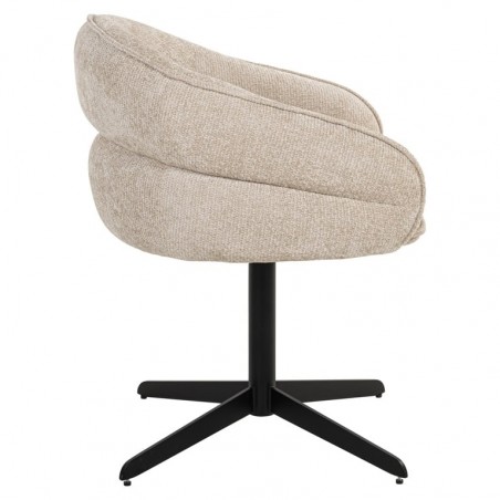 Richmond Krzesło Obrotowe Angelina Jasny  Beż
