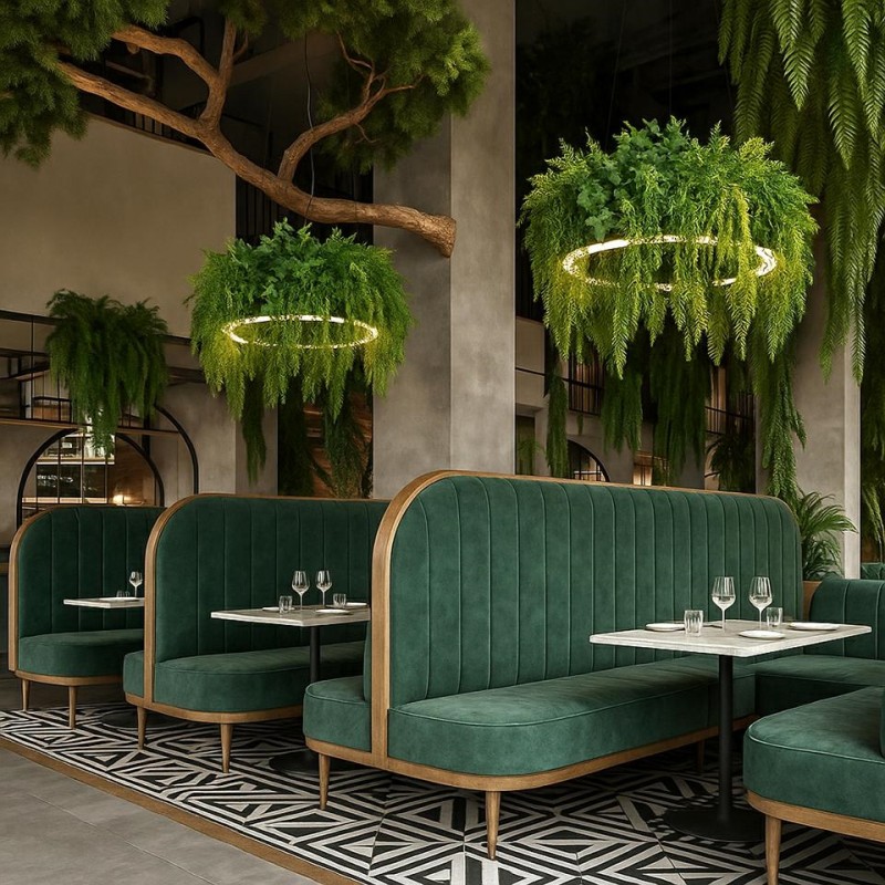 MOOSEE lampa wisząca GARDENS 90 czarna