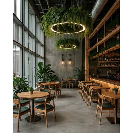 MOOSEE lampa wisząca GARDENS 70 czarna