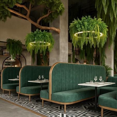 MOOSEE lampa wisząca GARDENS 120 czarna