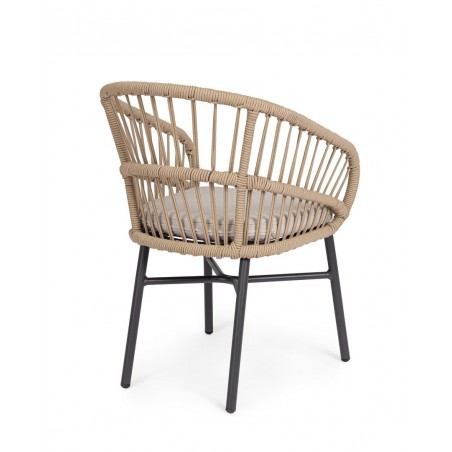 Bizzotto Krzesło Ogrodowe Odivelas        Beżowe