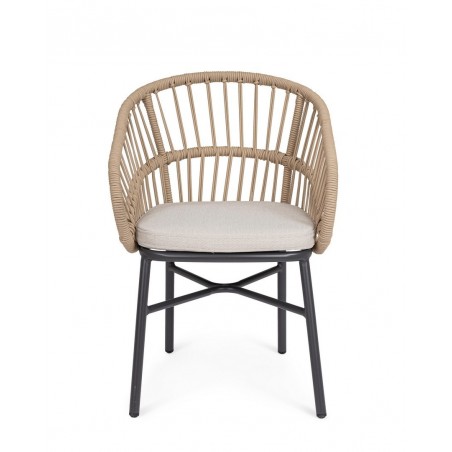 Bizzotto Krzesło Ogrodowe Odivelas        Beżowe