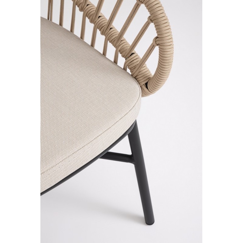 Bizzotto Krzesło Ogrodowe Odivelas        Beżowe