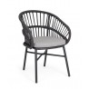 Bizzotto Krzesło Ogrodowe Odivelas Czarne