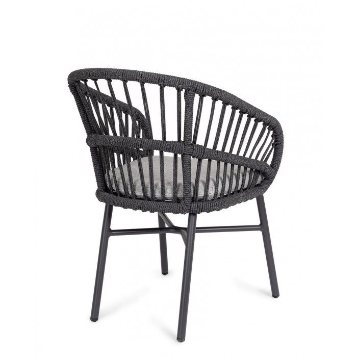 Bizzotto Krzesło Ogrodowe Odivelas        Czarne