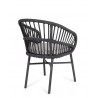 Bizzotto Krzesło Ogrodowe Odivelas Czarne