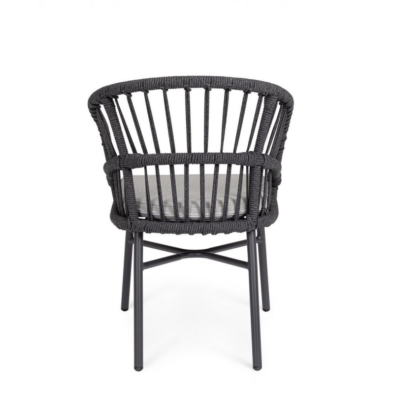 Bizzotto Krzesło Ogrodowe Odivelas        Czarne