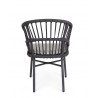 Bizzotto Krzesło Ogrodowe Odivelas Czarne