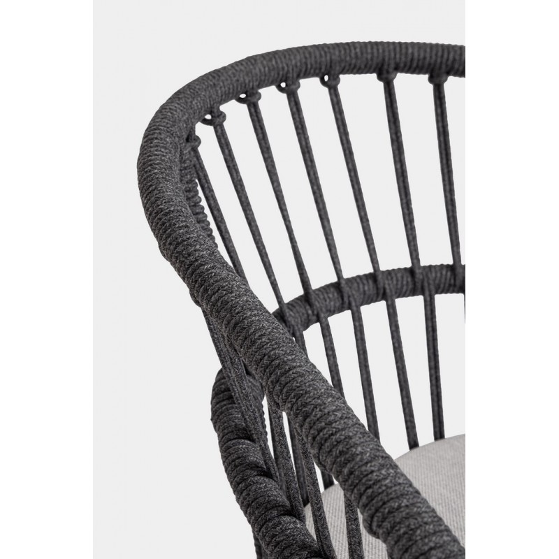 Bizzotto Krzesło Ogrodowe Odivelas        Czarne