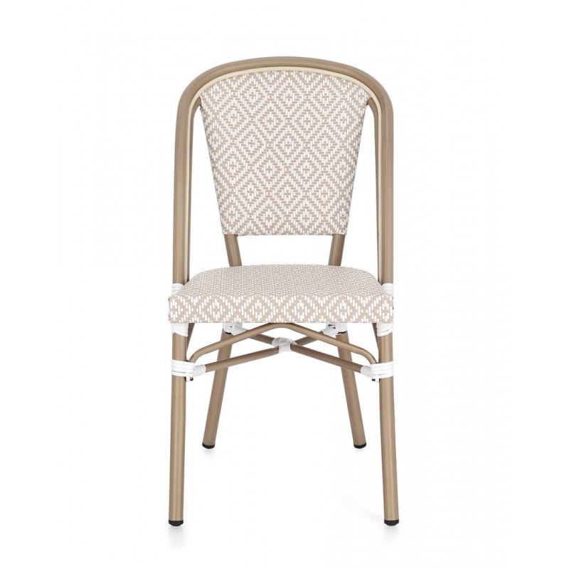 Bizzotto Krzesło Ogrodowe Silveira        Beżowe