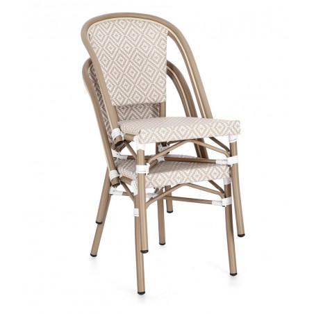 Bizzotto Krzesło Ogrodowe Silveira        Beżowe
