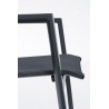 Bizzotto Krzesło Ogrodowe Krion Czarne