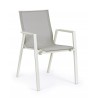 Bizzotto Krzesło Ogrodowe Krion Szare