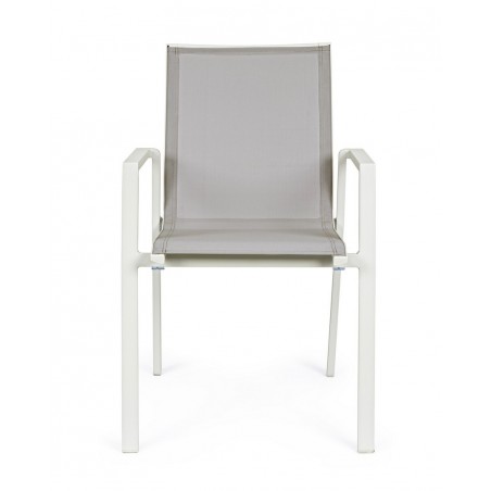 Bizzotto Krzesło Ogrodowe Krion Szare