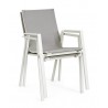 Bizzotto Krzesło Ogrodowe Krion Szare
