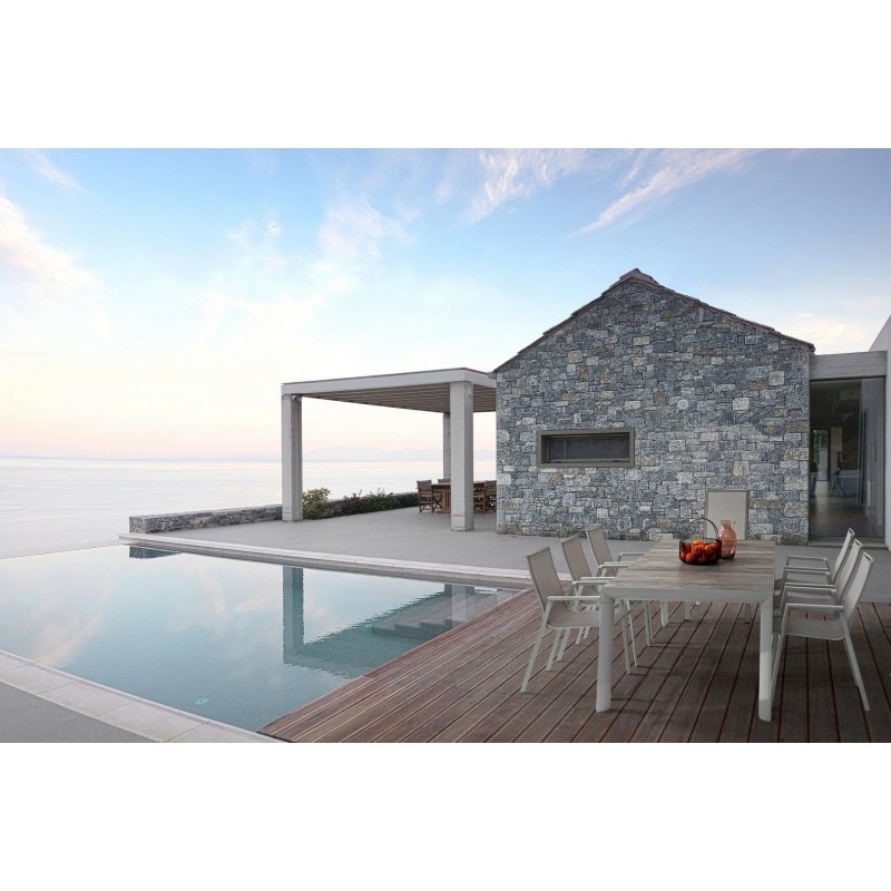 Bizzotto Krzesło Ogrodowe Krion Szare