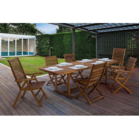 Bizzotto Krzesło Ogrodowe Składane Noemi  Naturalne