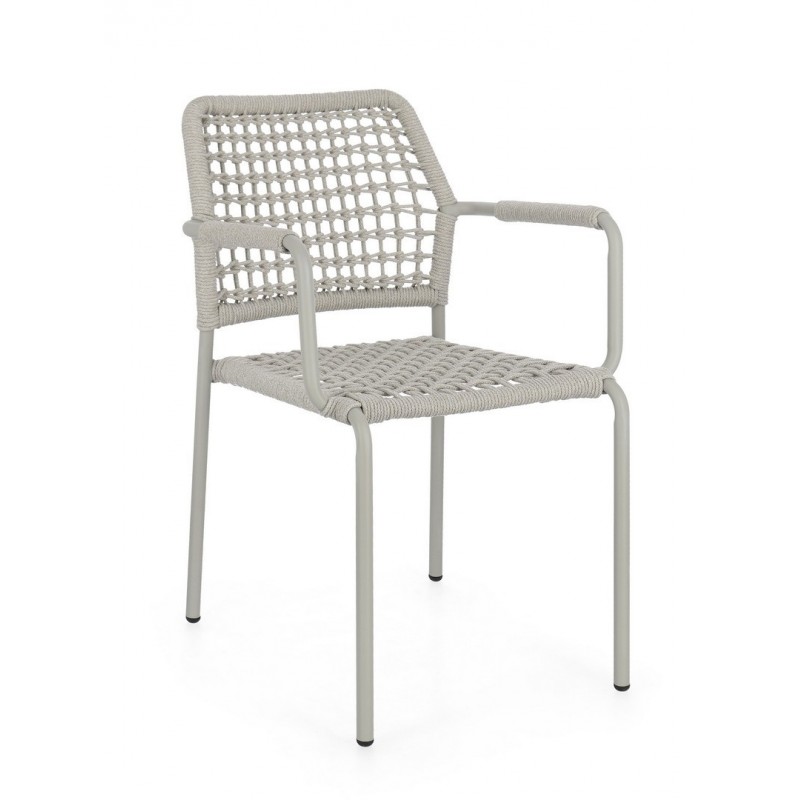 Bizzotto Krzesło Ogrodowe Rajada Szare