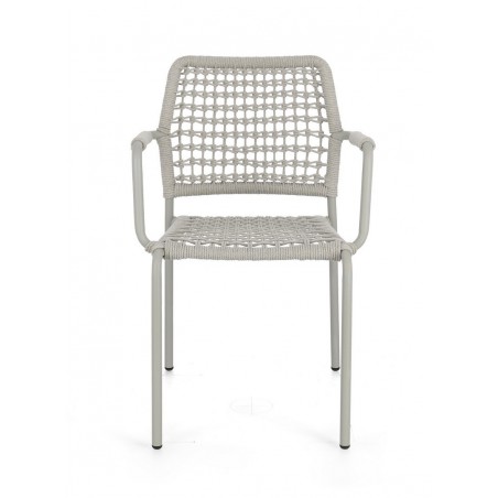 Bizzotto Krzesło Ogrodowe Rajada Szare