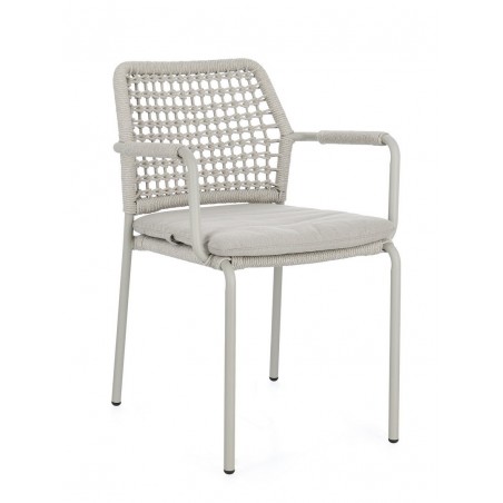 Bizzotto Krzesło Ogrodowe Rajada Szare