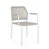 Bizzotto Krzesło Ogrodowe Rajada Białe
