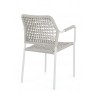 Bizzotto Krzesło Ogrodowe Rajada Białe