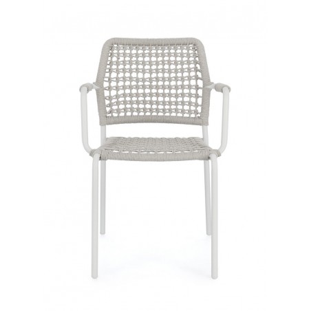 Bizzotto Krzesło Ogrodowe Rajada Białe