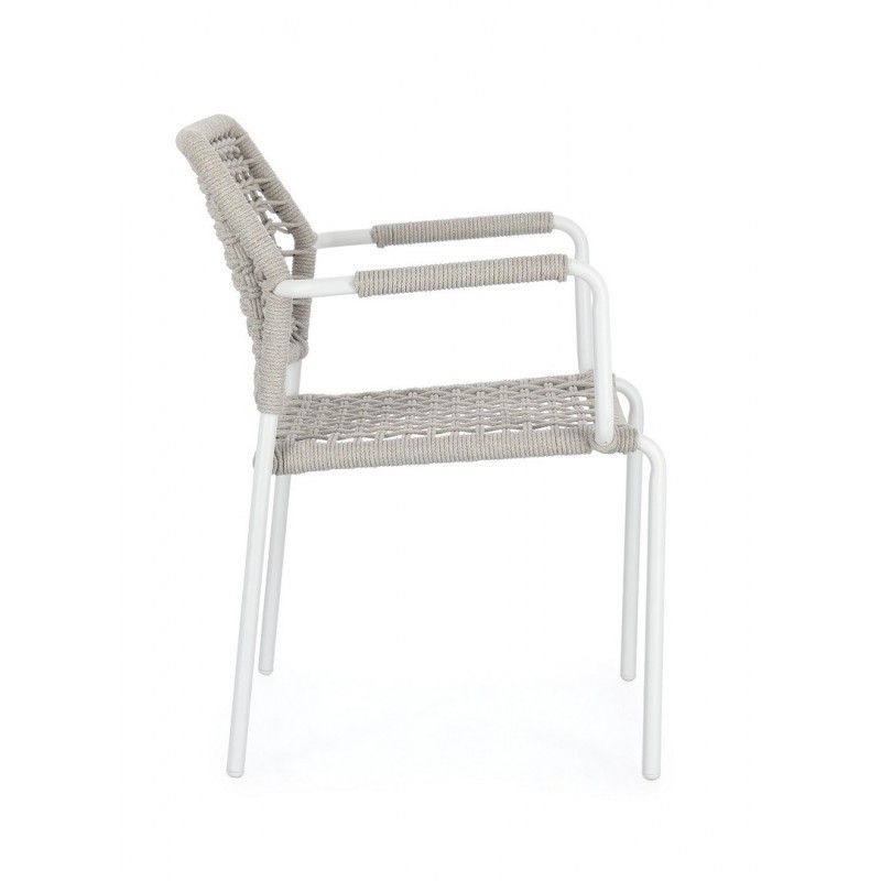 Bizzotto Krzesło Ogrodowe Rajada Białe