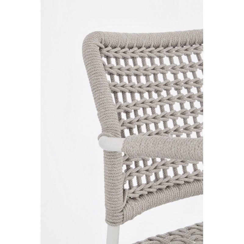 Bizzotto Krzesło Ogrodowe Rajada Białe