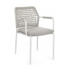 Bizzotto Krzesło Ogrodowe Rajada Białe