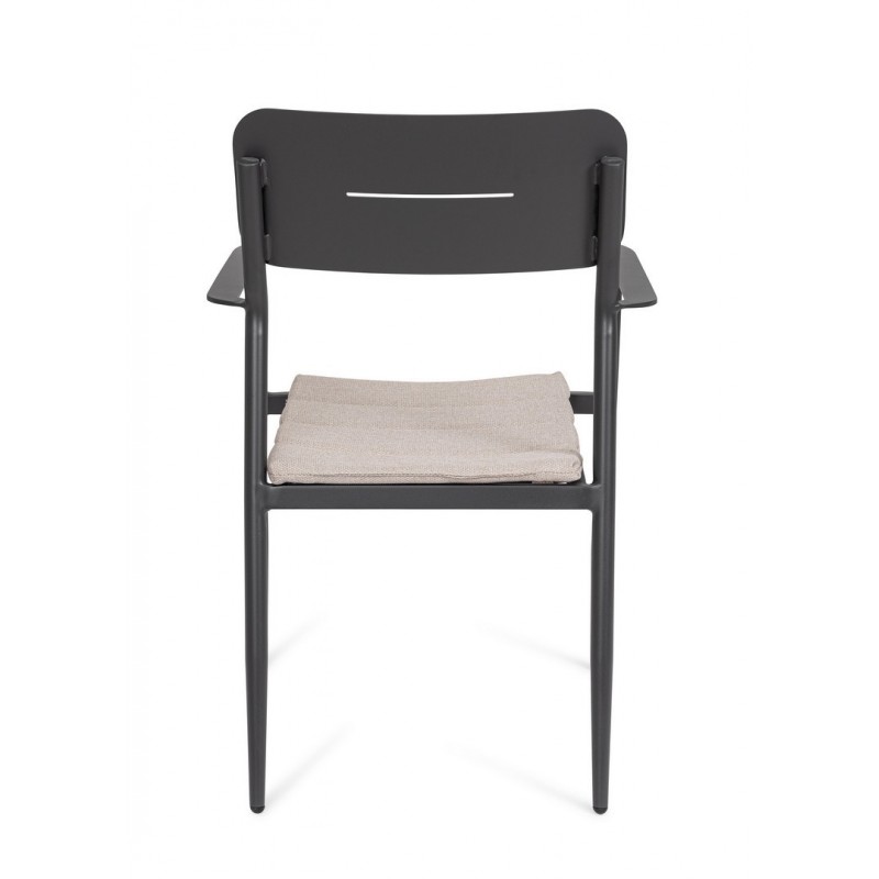 Bizzotto Krzesło Ogrodowe Nebula Czarne