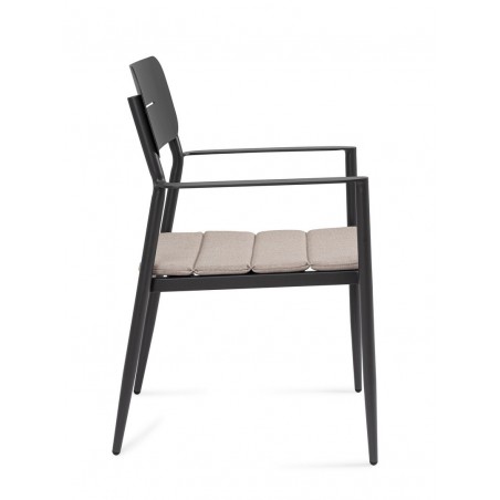 Bizzotto Krzesło Ogrodowe Nebula Czarne