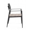Bizzotto Krzesło Ogrodowe Nebula Czarne