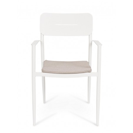 Bizzotto Krzesło Ogrodowe Nebula Białe