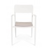 Bizzotto Krzesło Ogrodowe Nebula Białe