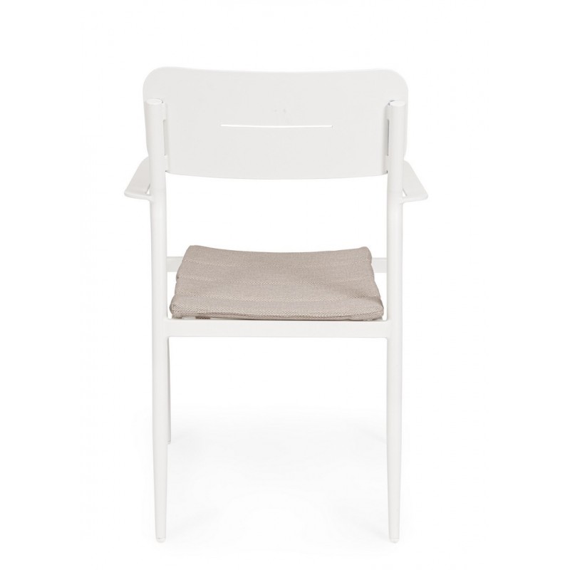 Bizzotto Krzesło Ogrodowe Nebula Białe