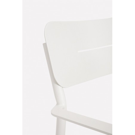 Bizzotto Krzesło Ogrodowe Nebula Białe