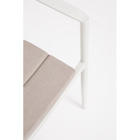 Bizzotto Krzesło Ogrodowe Nebula Białe