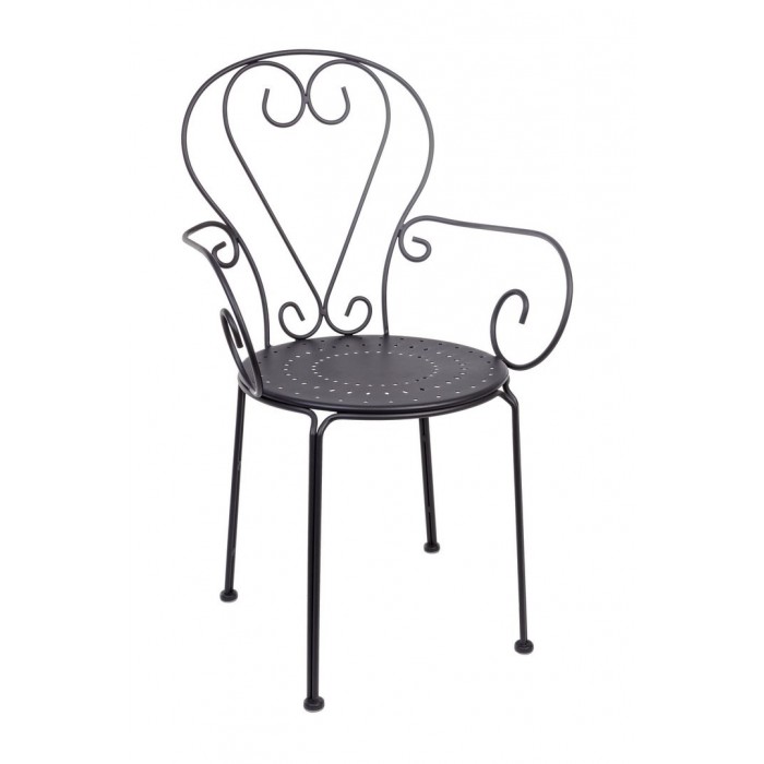 Bizzotto Krzesło Ogrodowe Etienne Czarne