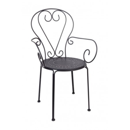 Bizzotto Krzesło Ogrodowe Etienne Czarne