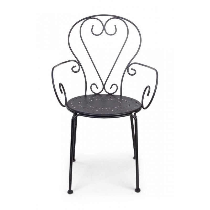 Bizzotto Krzesło Ogrodowe Etienne Czarne