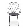 Bizzotto Krzesło Ogrodowe Etienne Czarne